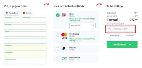 voordeelvanger kortingscode